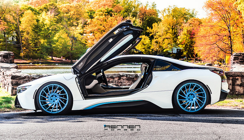 photo 7 BMW i8 custom wheels Rennen Forged RL-51  22x9.0, ET , tire size X R22. 22x10.5 ET 