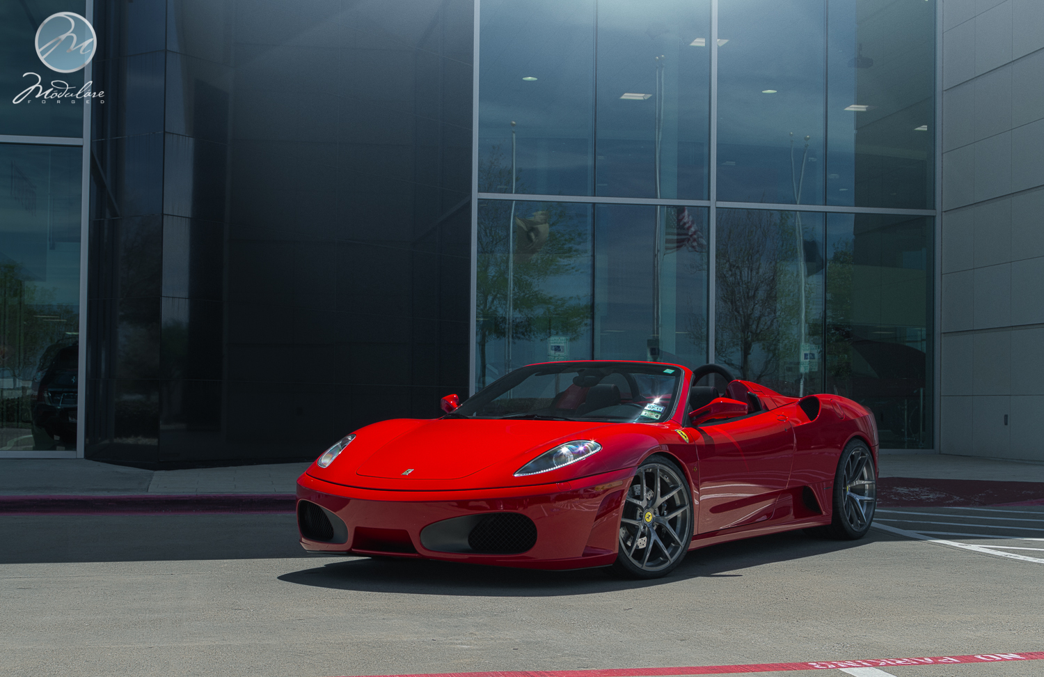 photo 2 Ferrari F430 custom wheels Modulare B18 20x8.5, ET , tire size 245/30 R20. 20x12.0 ET 325/25 R20