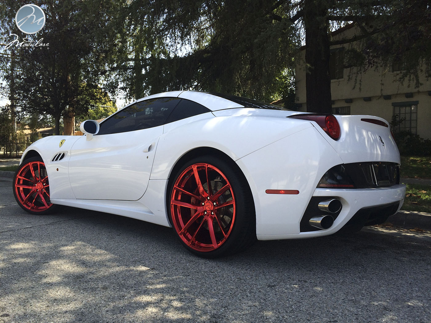 photo 7 Ferrari California custom wheels Modulare B30 21x9.0, ET , tire size X R21. 22x12.0 ET 