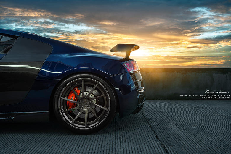 photo 8 Audi R8 custom wheels BRIXTON R10D Targa Series 20x9.0, ET , tire size X R20. 20x12.0 ET 