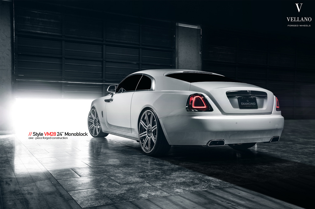 photo 4 Rolls-Royce Wraith custom wheels Vellano VM28 24x, ET , tire size X R24. x ET