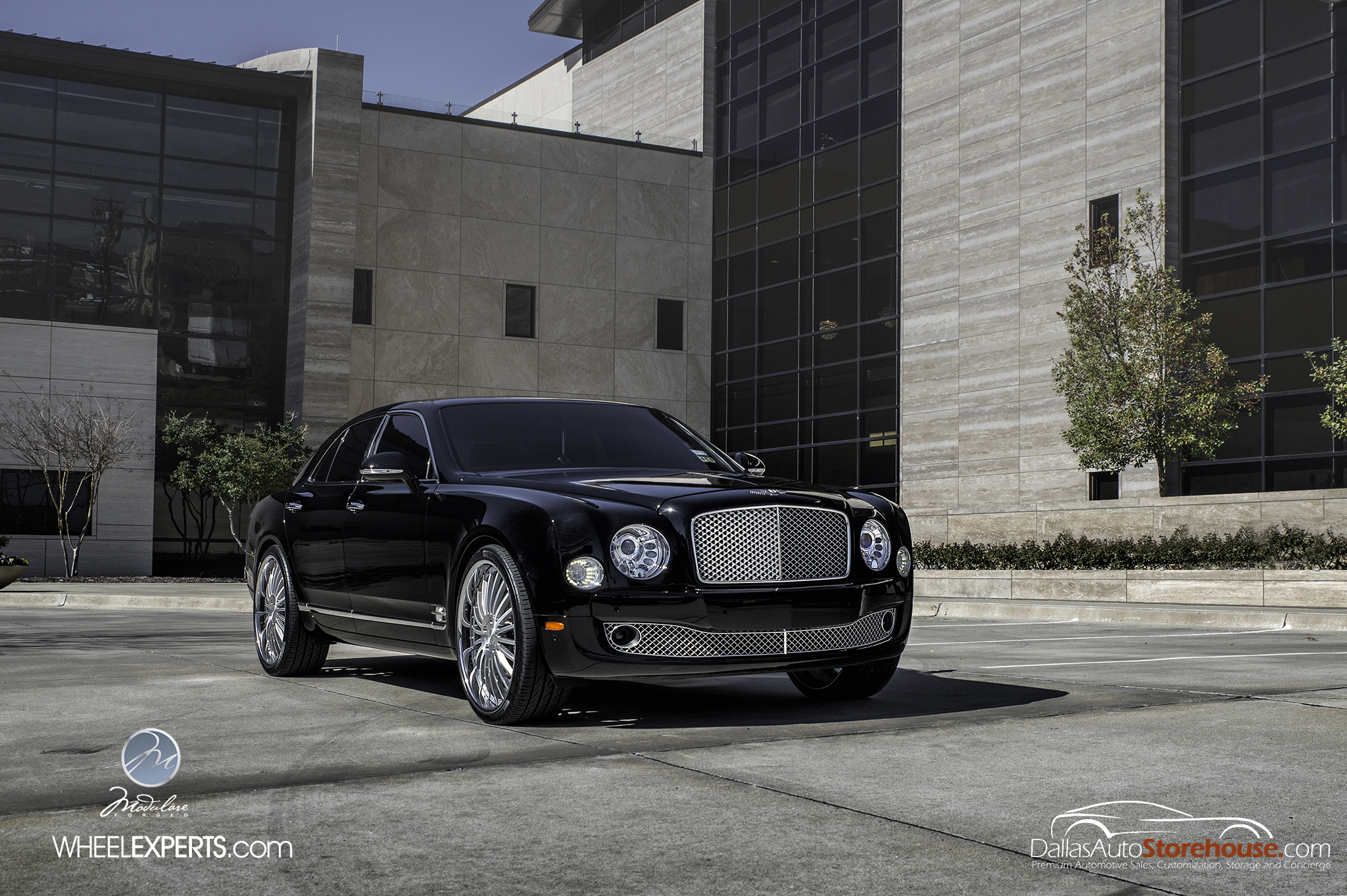 photo 6 Bentley Mulsanne custom wheels Modulare M20 24x10.0, ET , tire size 285/30 R24. x ET