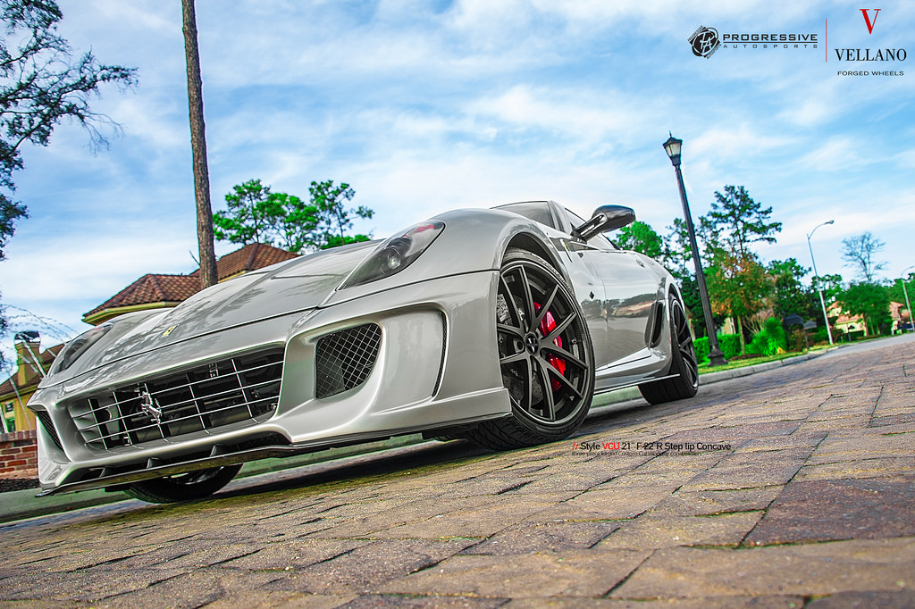 photo 2 Ferrari 599 GTB Fiorano custom wheels Vellano VCU x, ET , tire size X R. x ET