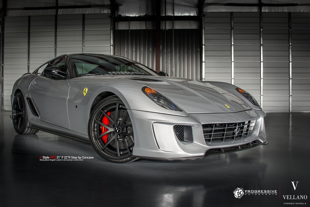 photo 3 Ferrari 599 GTB Fiorano custom wheels Vellano VCU x, ET , tire size X R. x ET