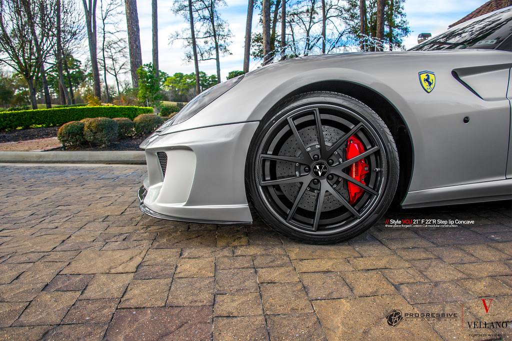 photo 4 Ferrari 599 GTB Fiorano custom wheels Vellano VCU x, ET , tire size X R. x ET