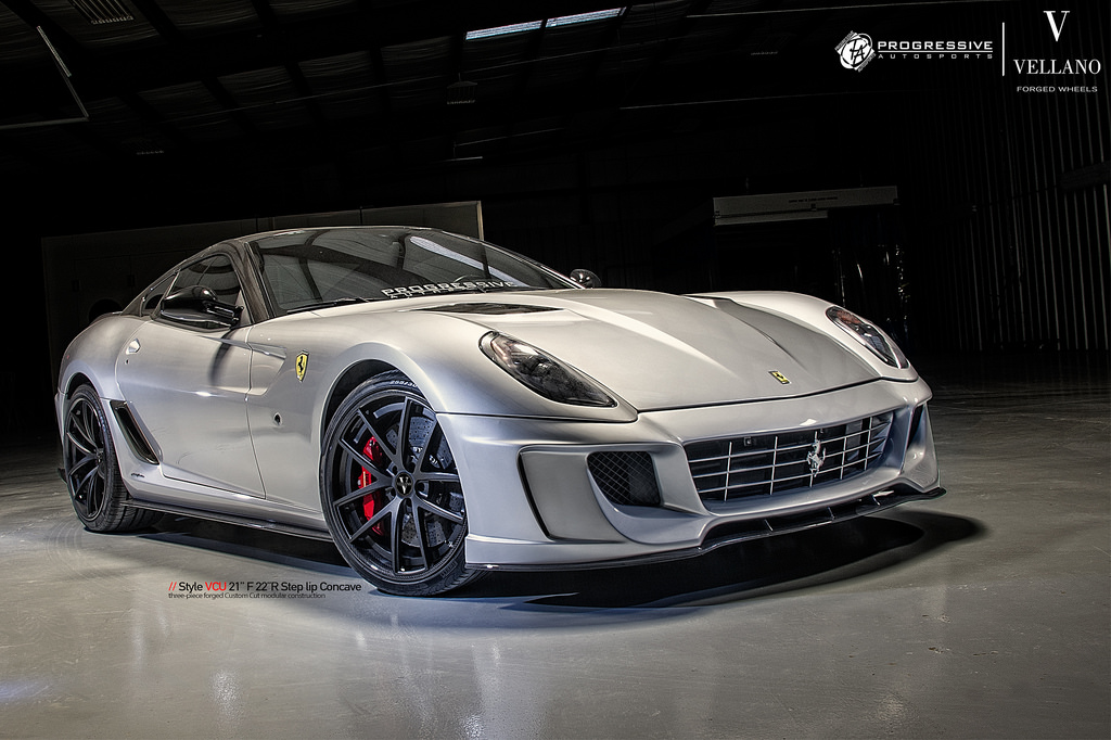 photo 5 Ferrari 599 GTB Fiorano custom wheels Vellano VCU x, ET , tire size X R. x ET
