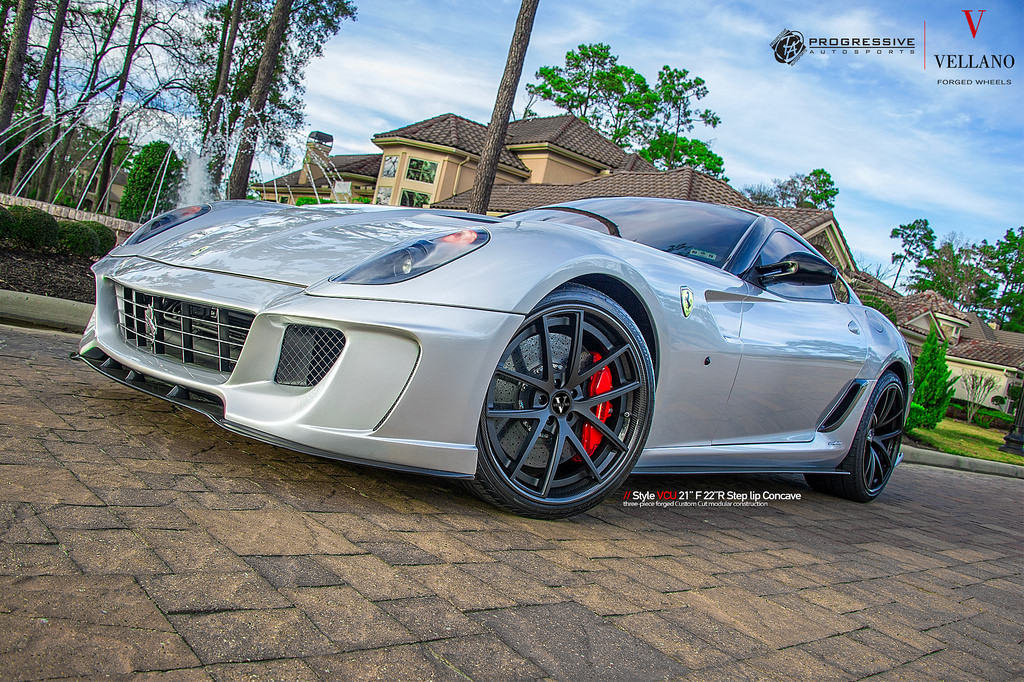 photo 6 Ferrari 599 GTB Fiorano custom wheels Vellano VCU x, ET , tire size X R. x ET