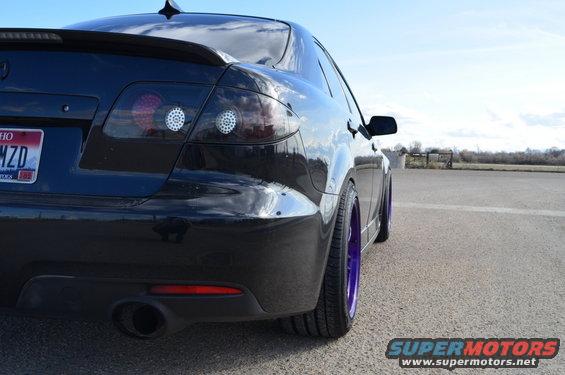 photo 4 Mazda Speed6 custom wheels Enkei RPF1 17x10.0, ET +38, tire size 255/40 R17. x ET