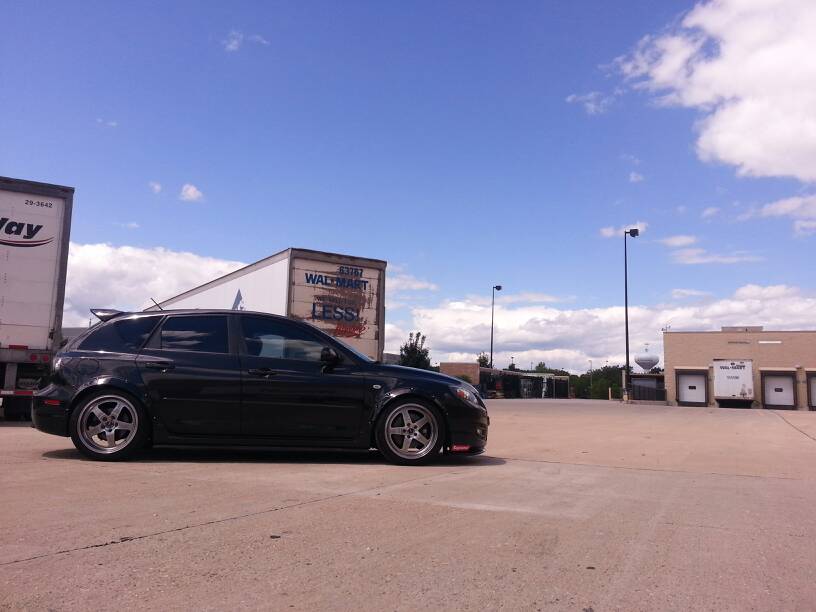 photo 5 Mazda MAZDASPEED3 custom wheels Cosmis Racing XT005R 18x9.0, ET +25, tire size 245/40 R18. x ET