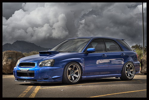 photo 1 Subaru Impreza WRX custom wheels Rota Grid 18x10.0, ET +30, tire size 255/35 R18. 18x10.0 ET+32 