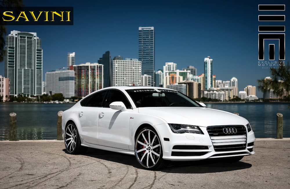 photo 2 Audi A7 custom wheels Savini SV37-C 20x9.0, ET , tire size 245/30 R20. 22x10.5 ET 295/25 R22