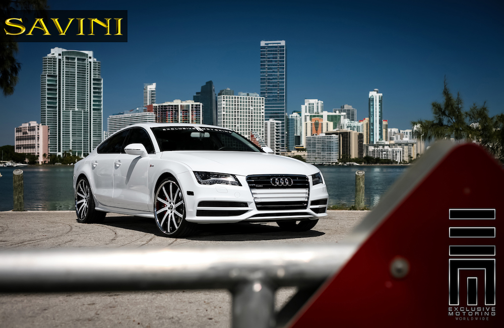 photo 3 Audi A7 custom wheels Savini SV37-C 20x9.0, ET , tire size 245/30 R20. 22x10.5 ET 295/25 R22