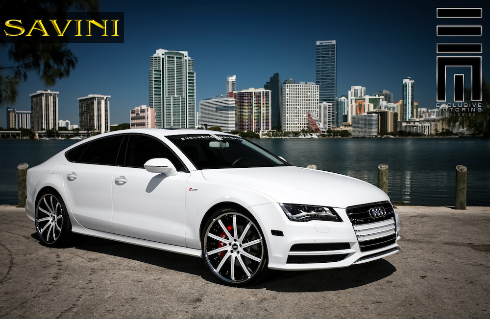 photo 7 Audi A7 custom wheels Savini SV37-C 20x9.0, ET , tire size 245/30 R20. 22x10.5 ET 295/25 R22