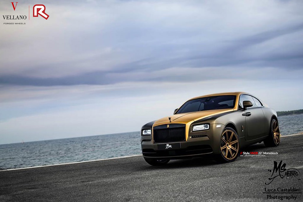 photo 5 Rolls-Royce Wraith custom wheels Vellano VM28 22x, ET , tire size X R22. x ET
