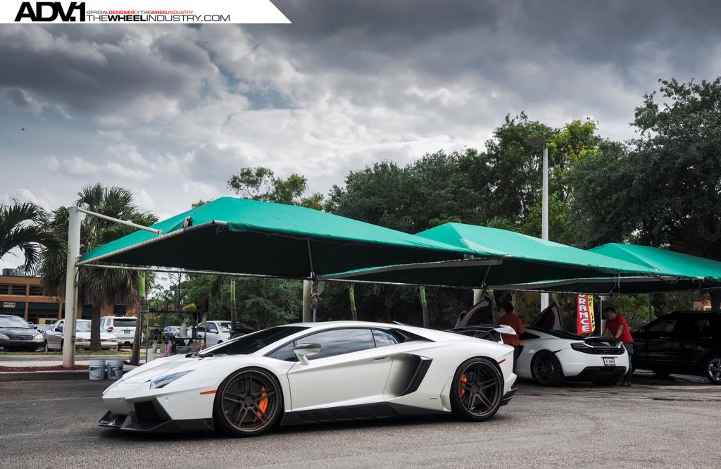 photo 9 Lamborghini Aventador custom wheels ADV05 M.V2 CS 21x9.5, ET , tire size X R21. 22x12.5 ET