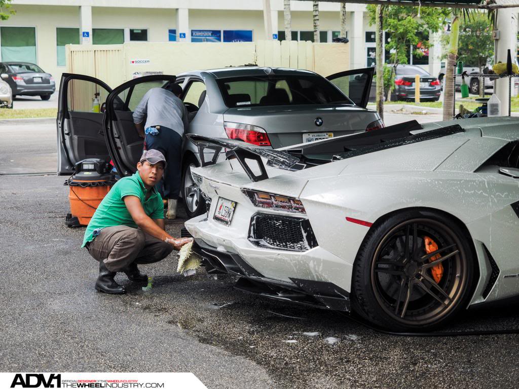 photo 12 Lamborghini Aventador custom wheels ADV05 M.V2 CS 21x9.5, ET , tire size X R21. 22x12.5 ET
