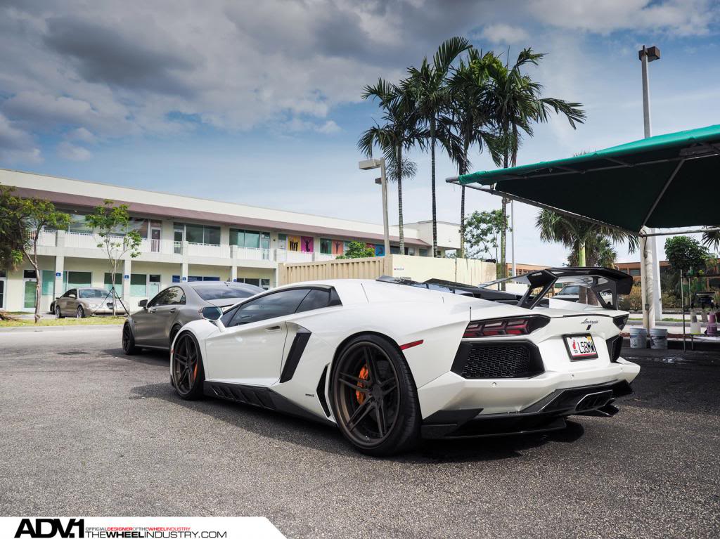 photo 13 Lamborghini Aventador custom wheels ADV05 M.V2 CS 21x9.5, ET , tire size X R21. 22x12.5 ET