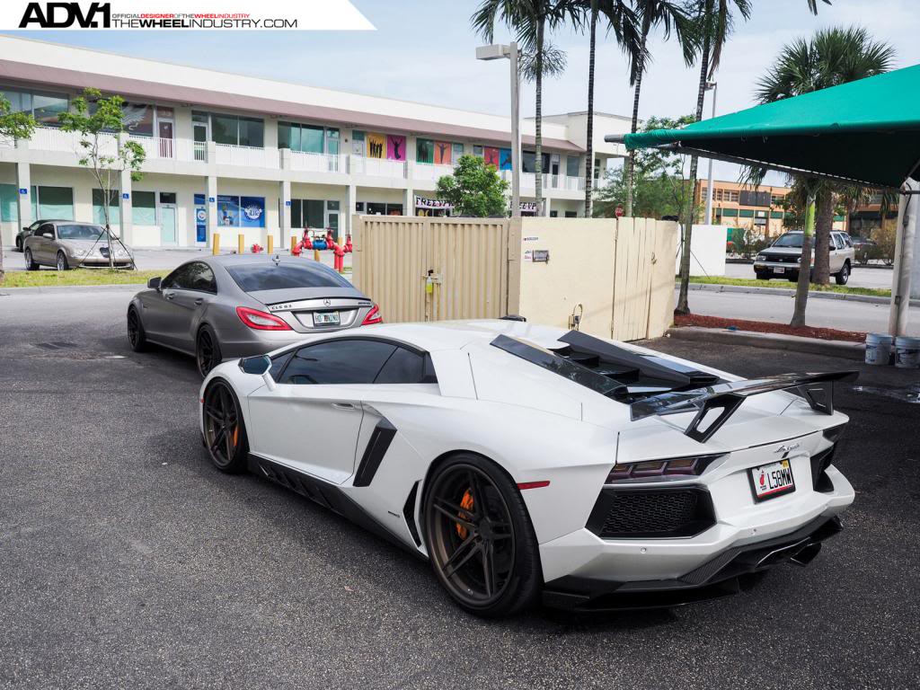 photo 14 Lamborghini Aventador custom wheels ADV05 M.V2 CS 21x9.5, ET , tire size X R21. 22x12.5 ET