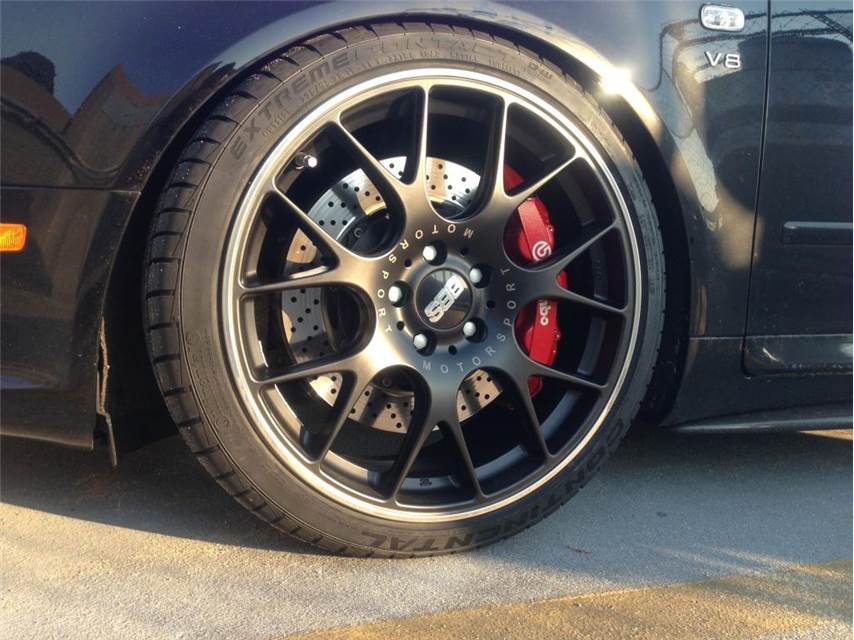 photo 1 Audi RS 4 custom wheels BBS CH-R 19x8.5, ET +40, tire size 235/40 R19. x ET 