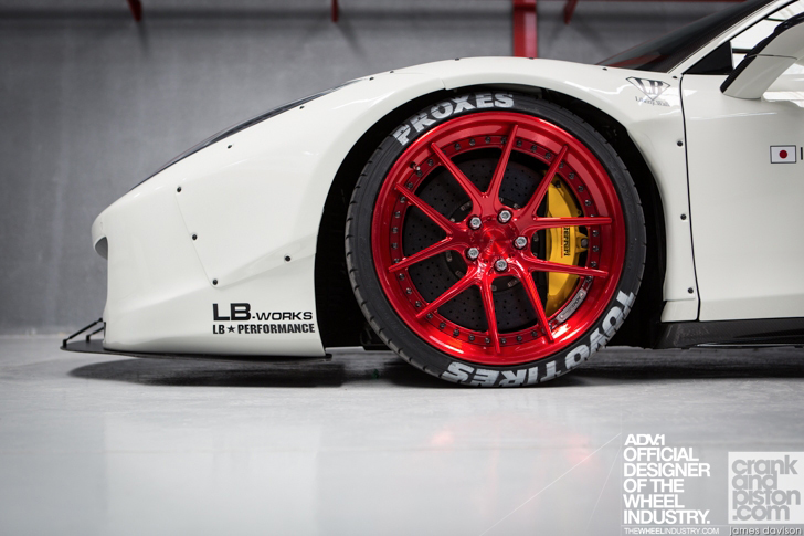 photo 1 Ferrari 458 Italia custom wheels ADV.1 Liberty Walk x, ET , tire size X R. x ET 