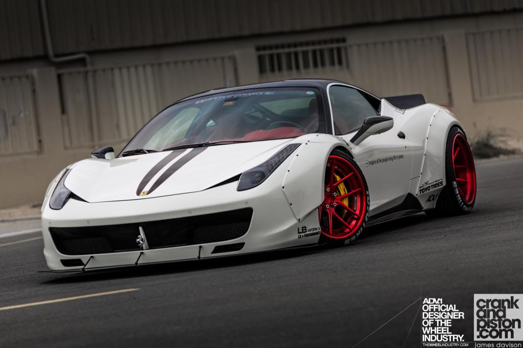 photo 2 Ferrari 458 Italia custom wheels ADV.1 Liberty Walk x, ET , tire size X R. x ET 