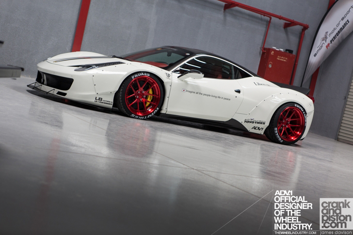 photo 4 Ferrari 458 Italia custom wheels ADV.1 Liberty Walk x, ET , tire size X R. x ET 