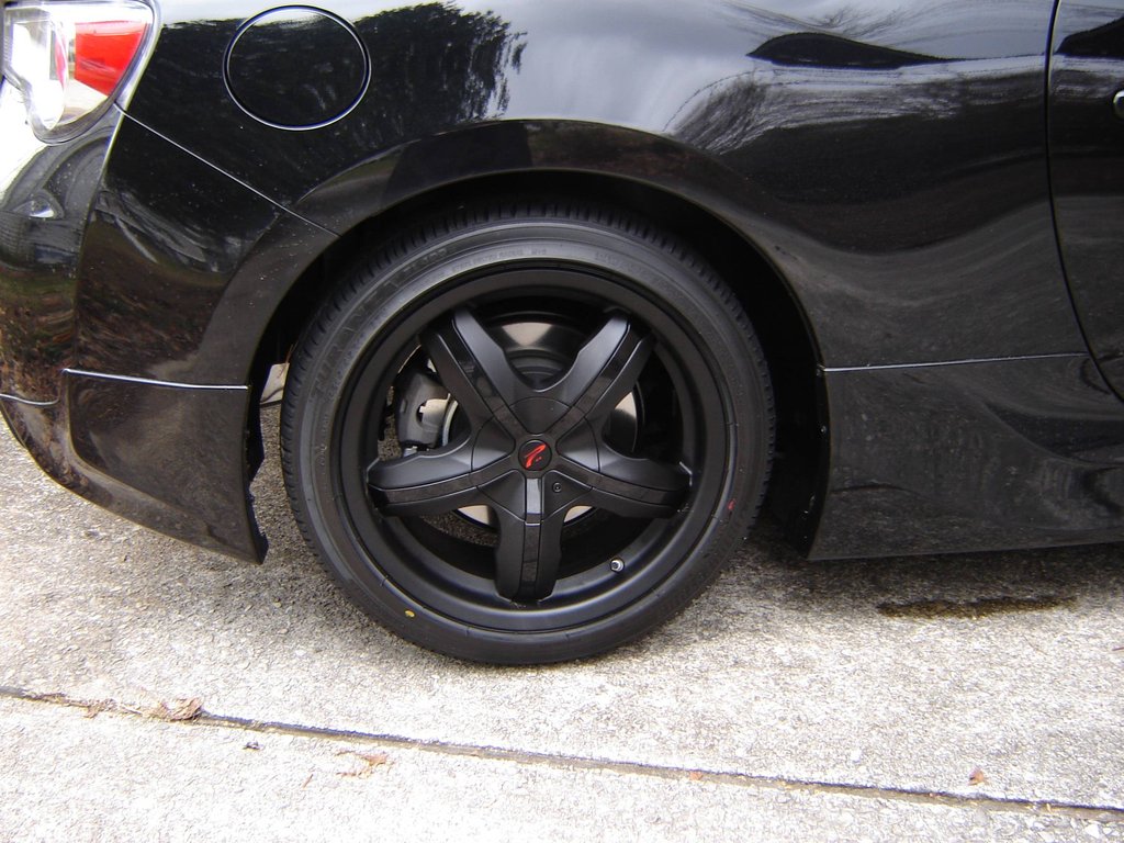 photo 1 Scion FR-S custom wheels Platinum Widow 18x8.0, ET +42, tire size X R18. x ET