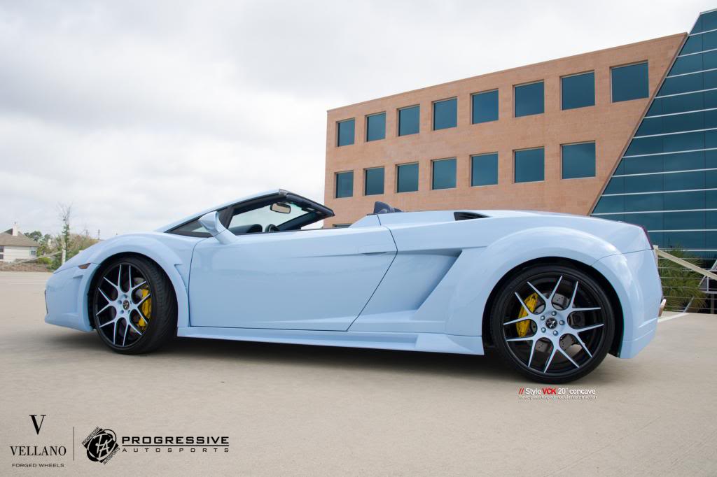photo 9 Lamborghini Gallardo custom wheels VCK CONCAVE  20x8.0, ET , tire size X R20. 20x11.5 ET 