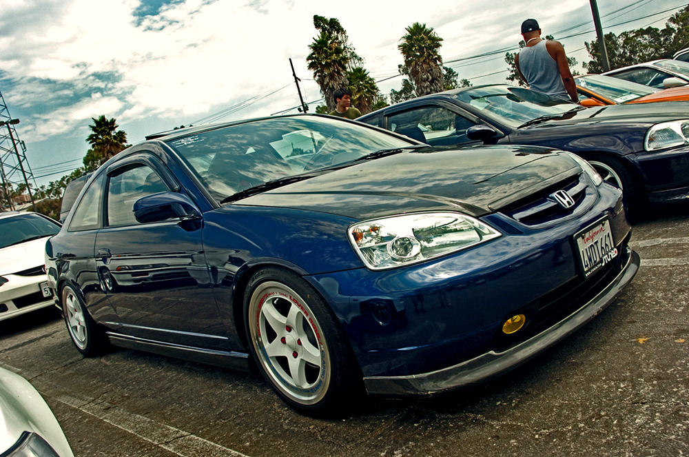 photo 2 Honda Civic custom wheels DAMD Loversoul 17x7.0, ET +25, tire size 215/40 R17. x ET