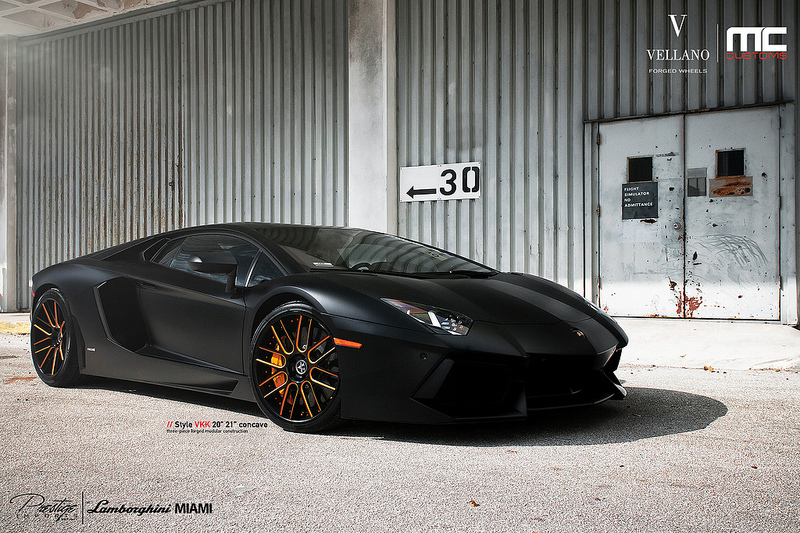 photo 4 Lamborghini Aventador custom wheels vkk concave 21x13.0, ET , tire size X R21. x ET
