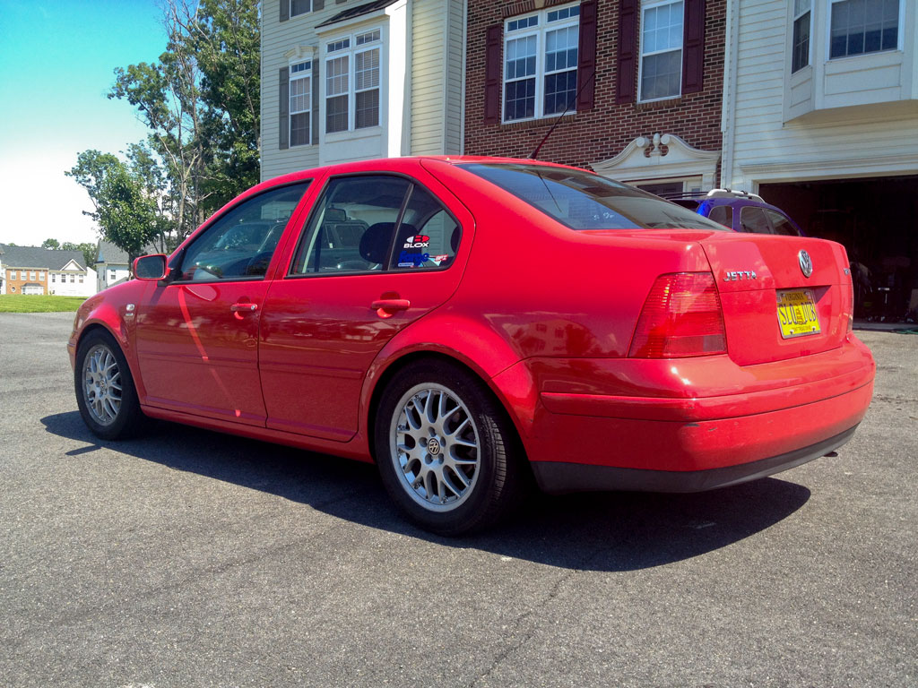 photo 1 Volkswagen Jetta custom wheels BBS  RXII 16x6.0, ET +27, tire size 205/55 R16. 16x6.5 ET+22