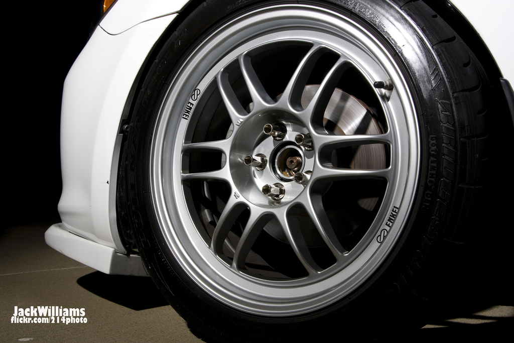 photo 1 Scion tC custom wheels Enkei RPF1 17x8.0, ET +10, tire size 225/45 R17. x ET 