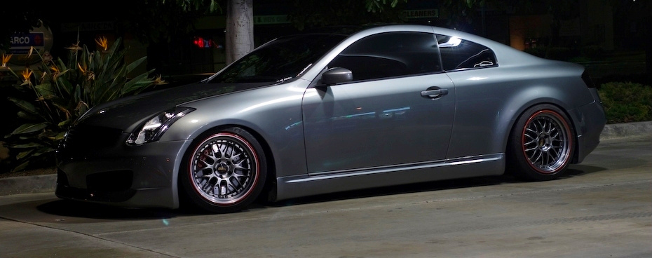 photo 1 Infiniti G35 custom wheels BBS RS813 18x9.5, ET -1, tire size 245/40 R18. 18x9.5 ET-11