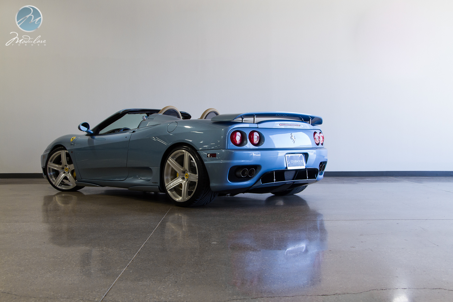 photo 4 Ferrari 360 Modena custom wheels Modulare B7 20x, ET , tire size 245/30 R20. x ET 315/25 R