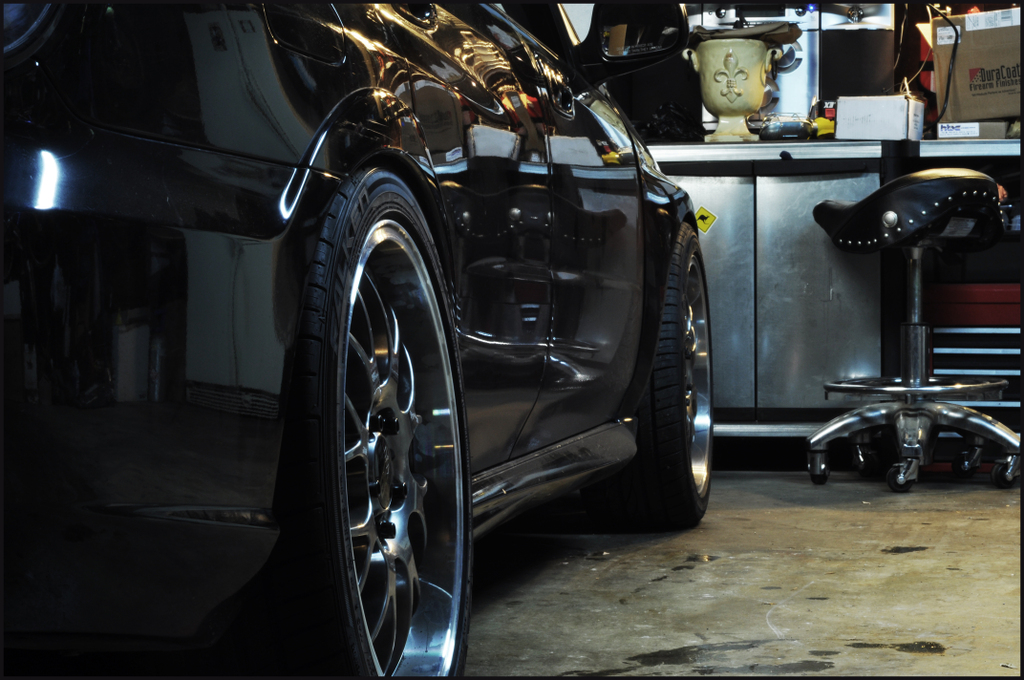 photo 2 Subaru Impreza WRX STi custom wheels BBS RS-GT 18x8.5, ET +3, tire size 245/35 R18. 18x8.5 ET+8 
