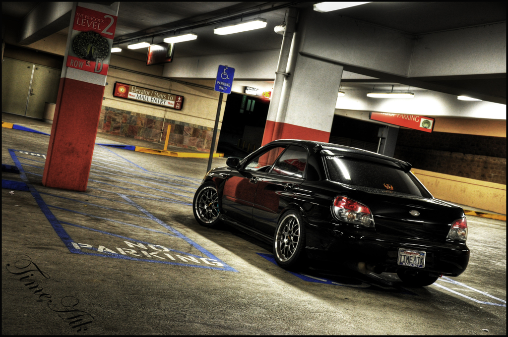 photo 4 Subaru Impreza WRX STi custom wheels BBS RS-GT 18x8.5, ET +3, tire size 245/35 R18. 18x8.5 ET+8 
