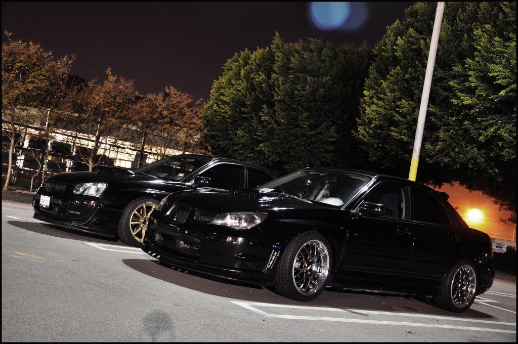 photo 6 Subaru Impreza WRX STi custom wheels BBS RS-GT 18x8.5, ET +3, tire size 245/35 R18. 18x8.5 ET+8 