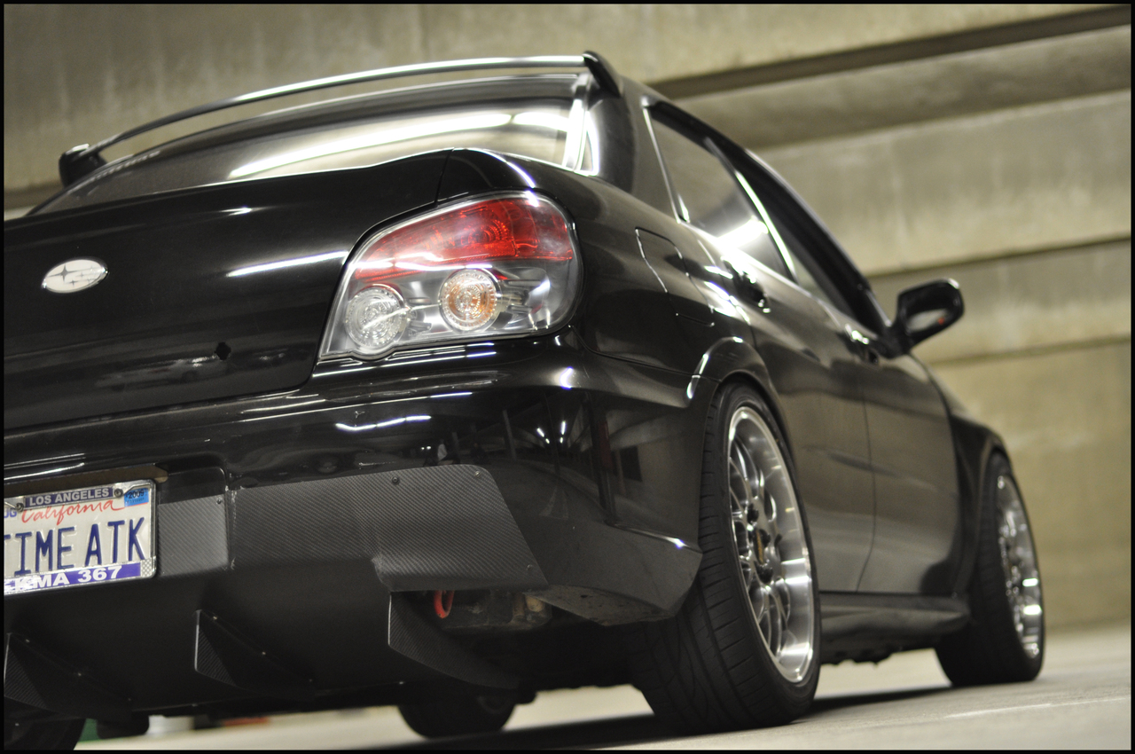 photo 7 Subaru Impreza WRX STi custom wheels BBS RS-GT 18x8.5, ET +3, tire size 245/35 R18. 18x8.5 ET+8 