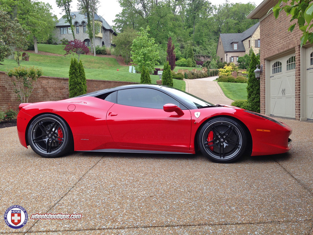 photo 1 Ferrari 458 Italia custom wheels HRE S107 20x9.0, ET , tire size 245/35 R20. 21x12.5 ET 355/25 R21