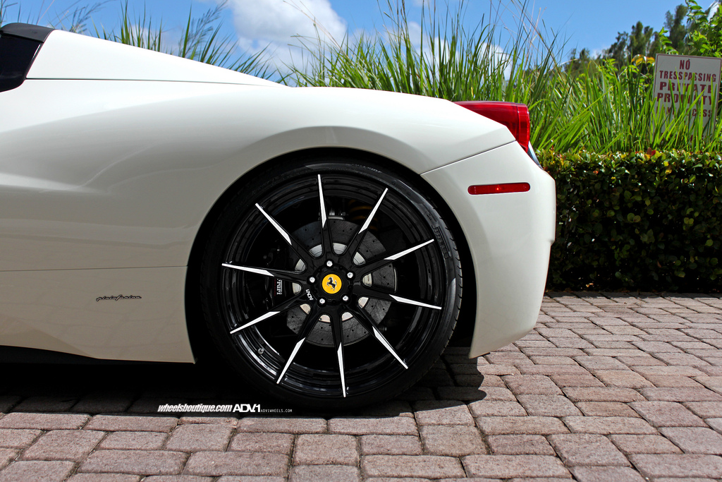 photo 9 Ferrari 458 Spider custom wheels ADV.1 10 MV.2 21x9.5, ET , tire size 255/35 R21. 22x12.5 ET 335/25 R22