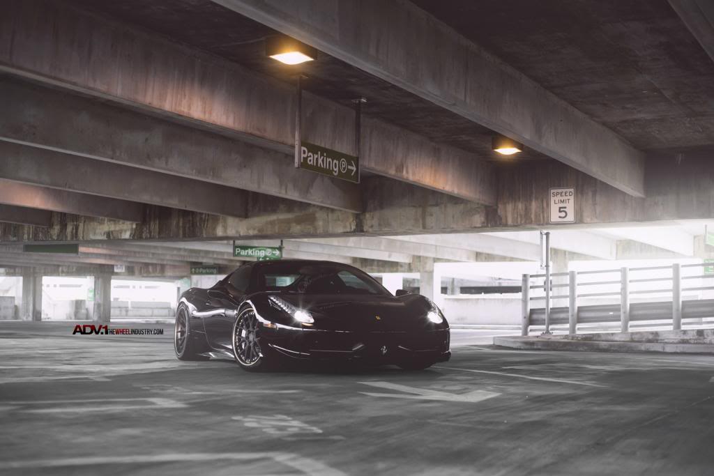 photo 2 Ferrari 458 Italia custom wheels ADV.1 7 Track Spec SL 20x9.0, ET , tire size X R20. 21x12.5 ET 