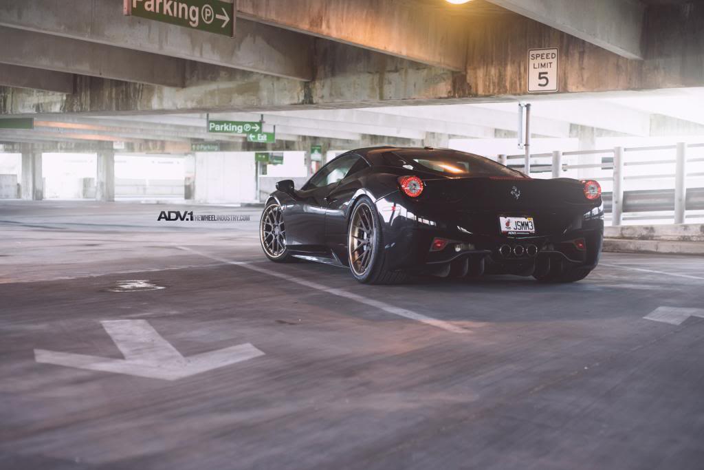 photo 12 Ferrari 458 Italia custom wheels ADV.1 7 Track Spec SL 20x9.0, ET , tire size X R20. 21x12.5 ET 