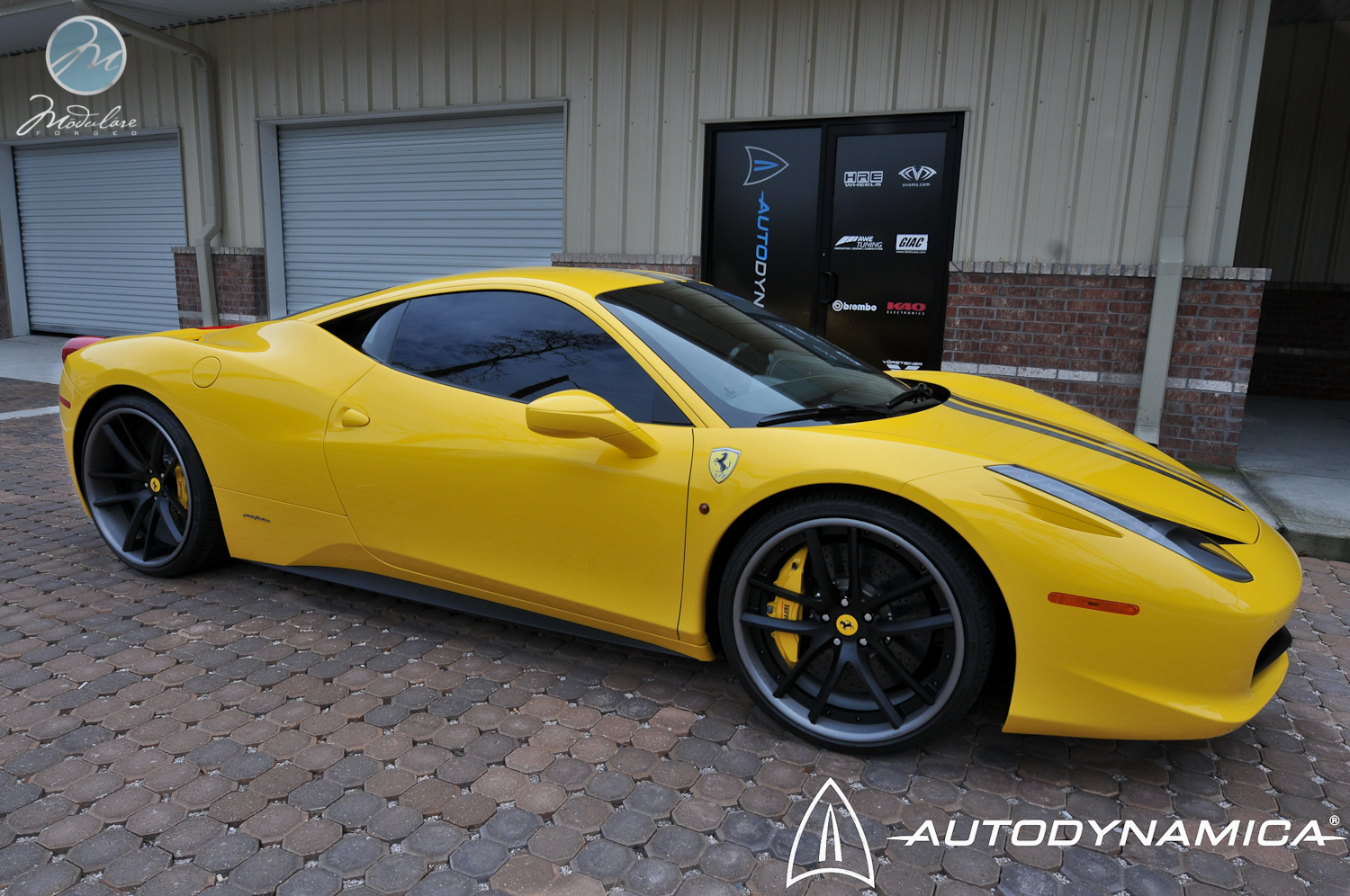 photo 4 Ferrari 458 Italia custom wheels Modulare C30-DC 21x9.0, ET , tire size X R21. 22x12.0 ET 