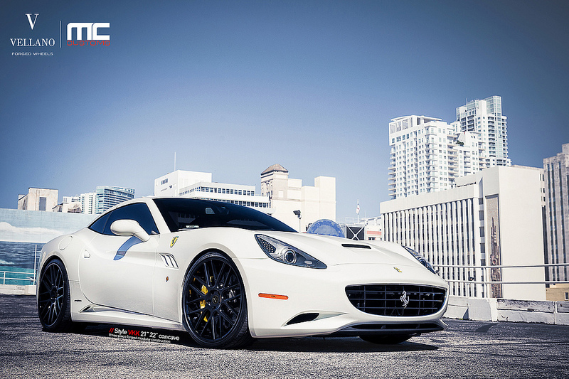 photo 12 Ferrari California custom wheels Vellano VKK 21x9.0, ET , tire size X R21. 22x11.5 ET 