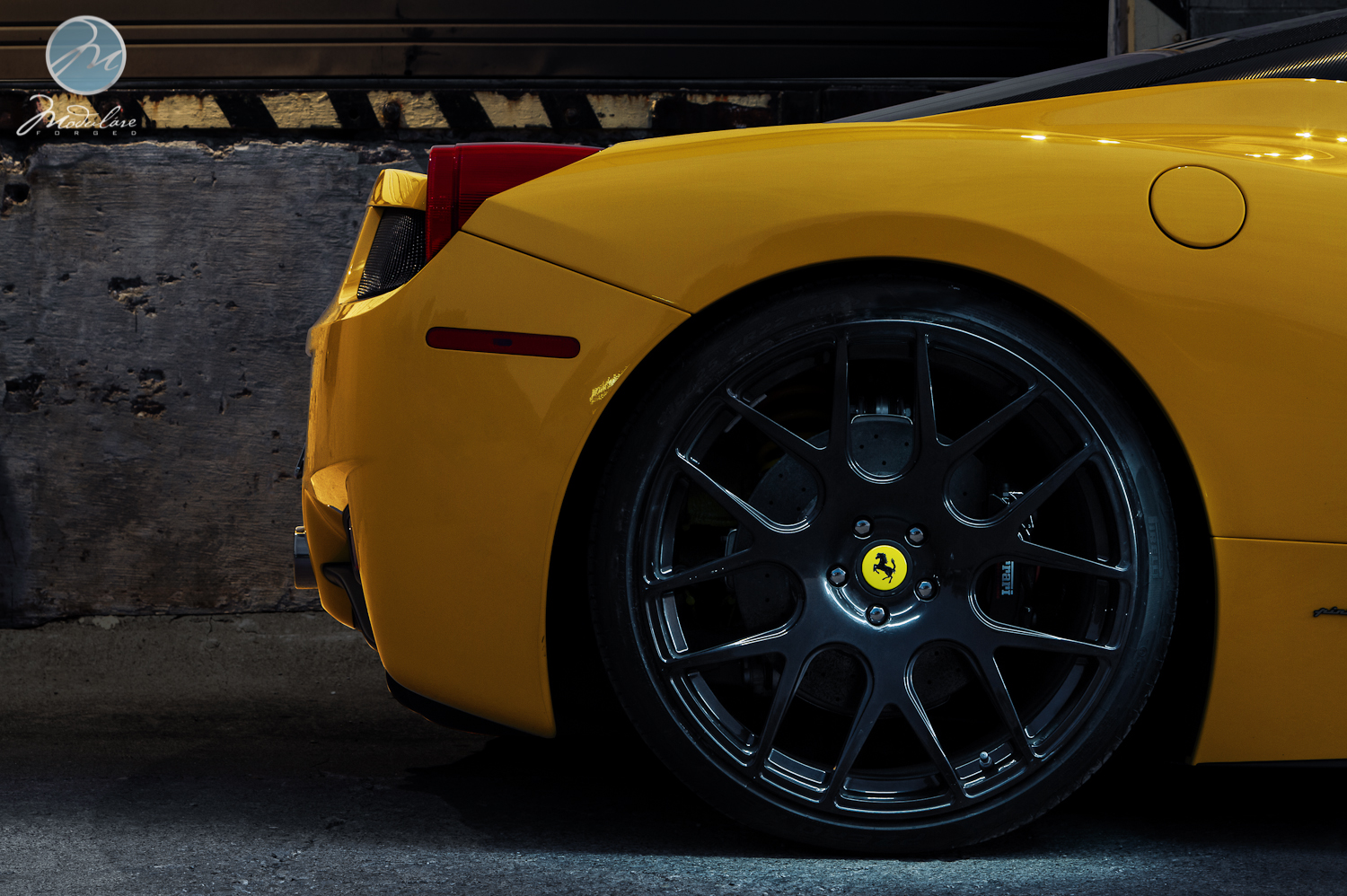 photo 1 Ferrari 458 Italia custom wheels Modulare B1 21x9.0, ET , tire size 255/30 R21. 22x12.0 ET 315/25 R22
