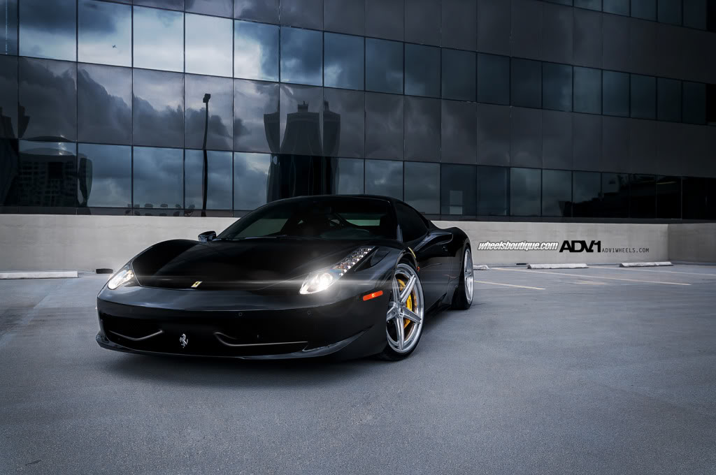 photo 3 Ferrari 458 Italia custom wheels ADV.1 5 Track Spec SL Series 21x9.0, ET , tire size X R21. 22x12.5 ET 