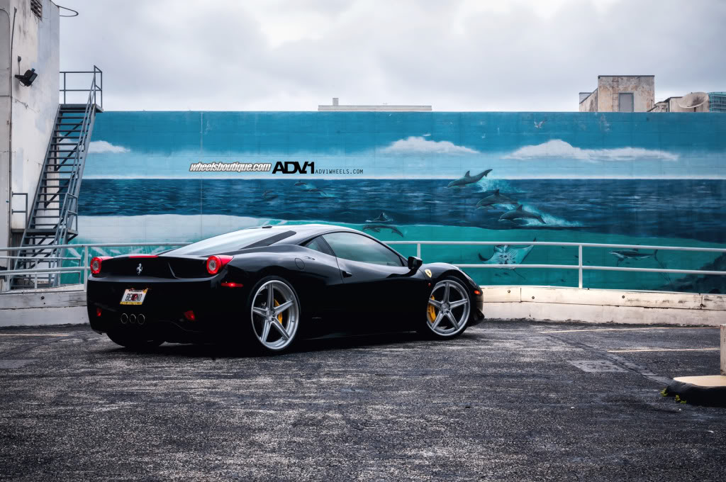 photo 7 Ferrari 458 Italia custom wheels ADV.1 5 Track Spec SL Series 21x9.0, ET , tire size X R21. 22x12.5 ET 