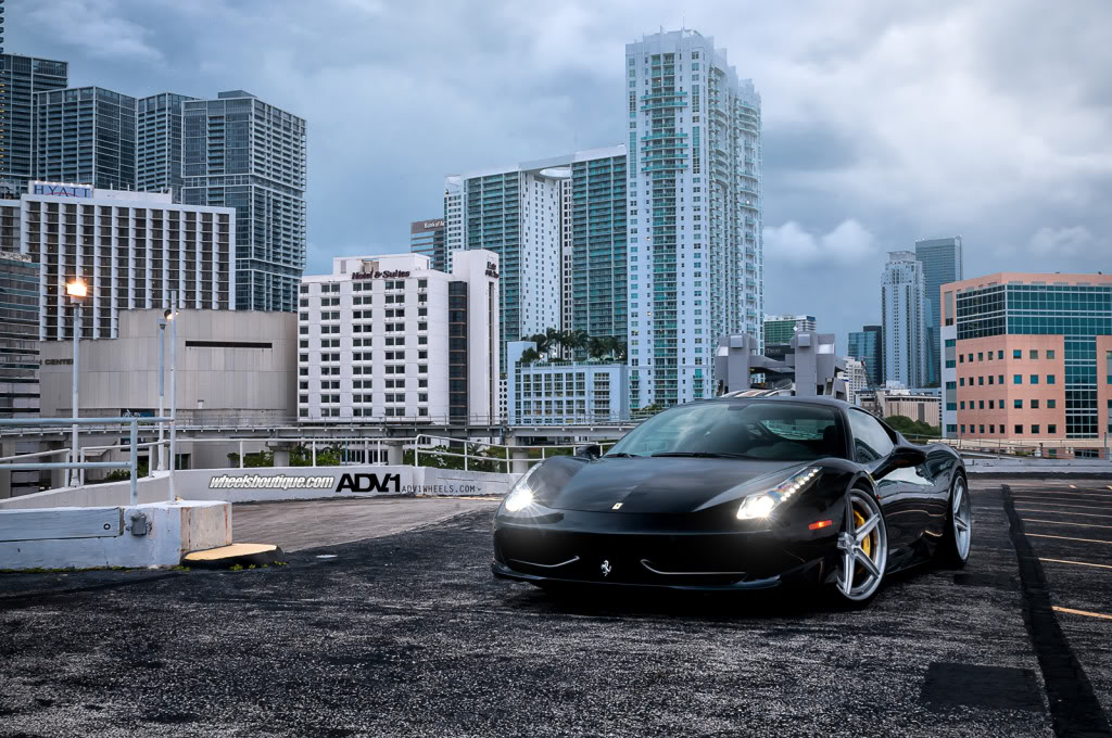 photo 10 Ferrari 458 Italia custom wheels ADV.1 5 Track Spec SL Series 21x9.0, ET , tire size X R21. 22x12.5 ET 