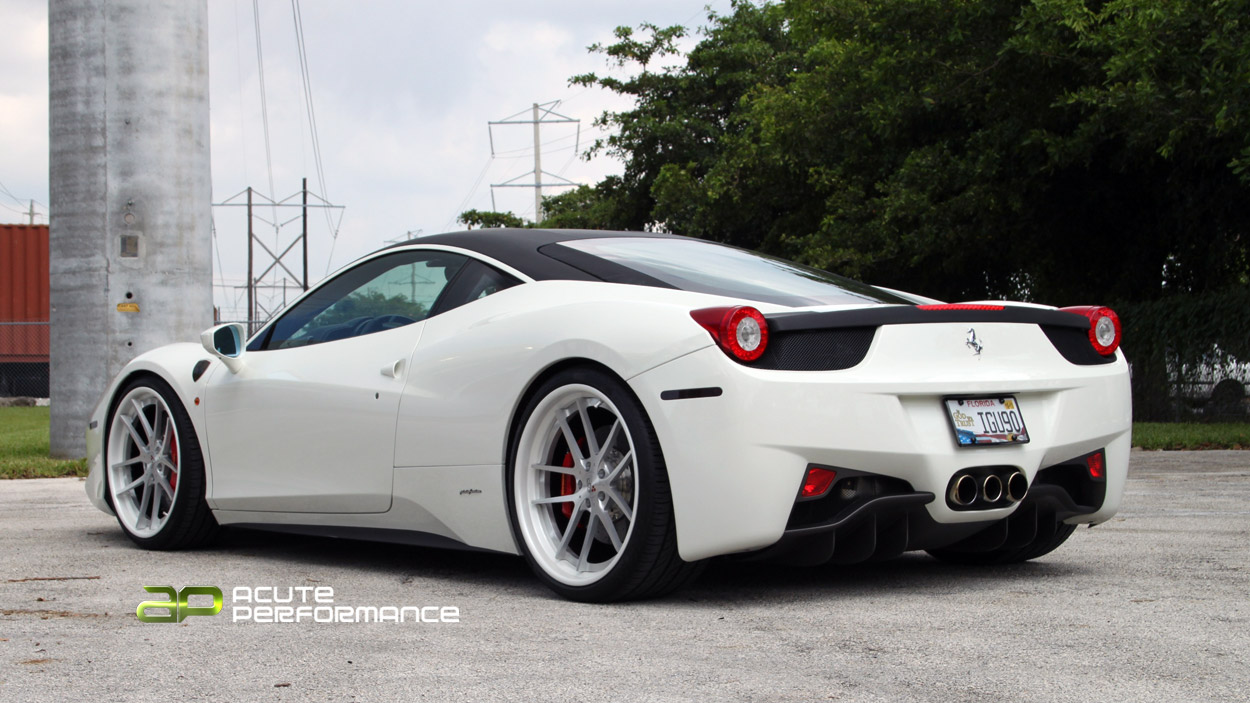 photo 1 Ferrari 458 Italia custom wheels Cor Encor 21x9.0, ET , tire size X R21. 22x11.5 ET 