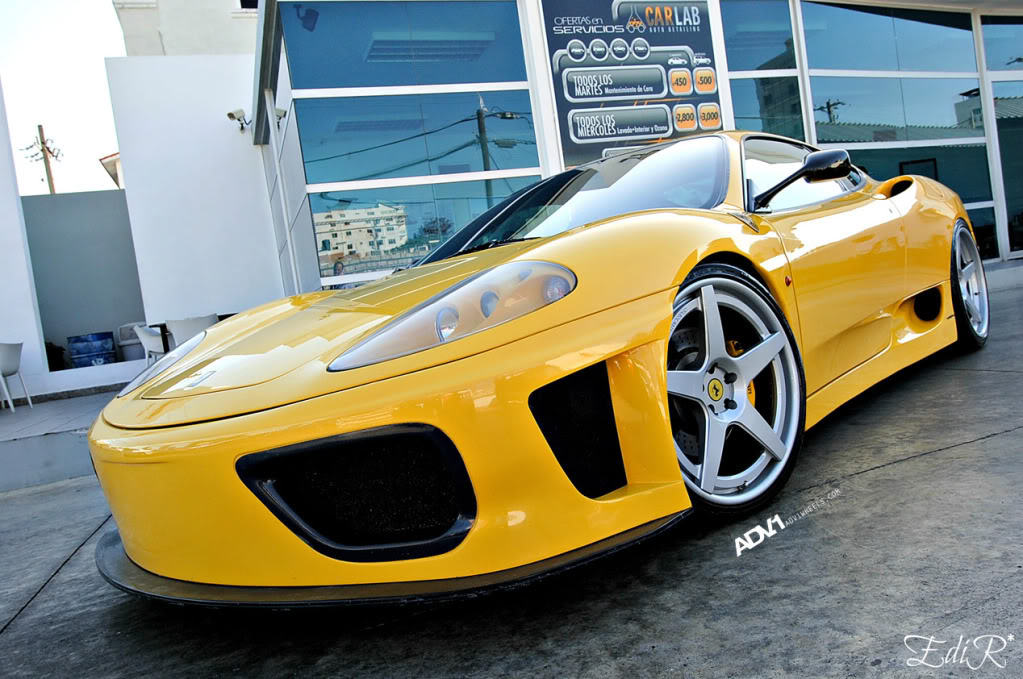 photo 3 Ferrari 360 Modena custom wheels ADV.1 5 Track Spec  20x8.5, ET , tire size X R20. 20x12.0 ET 